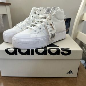 Adidas Bravada White Skateboarding Shoes